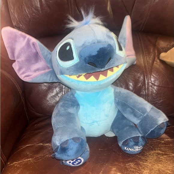 Build-A-Bear Other - Build-A-Bear Disney Blue and Purple Stitch Plush with voice recording in foot!!